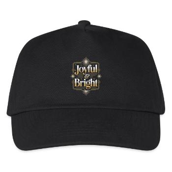 Joyful & Bright Gold Glow - Kids’ Baseball Cap - black - Front