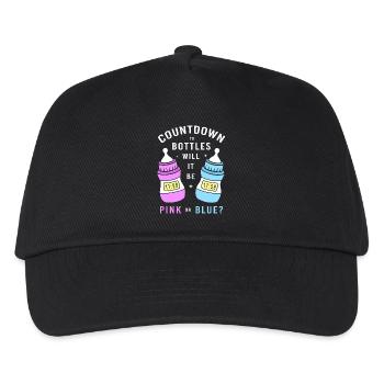Gender Reveal Neues Jahr - Kinder Basecap - Schwarz - Vorne
