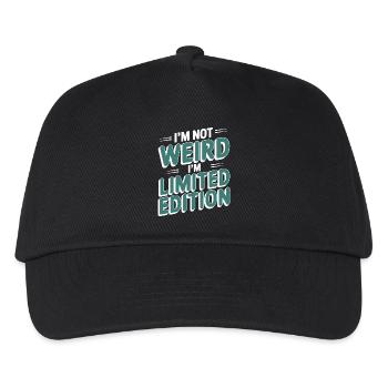 I'M NOT WEIRD I'M LIMITED EDITION  - Kinder Basecap - Schwarz - Vorne