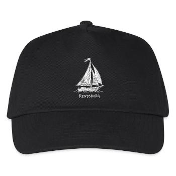 Rendsburg Voilier – Conception de croquis en navigation maritime - Casquette de baseball Enfant - noir - Devant