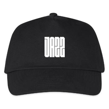 Jazz Block Typography - Kids’ Baseball Cap - black - Front