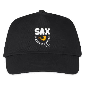 Saxophone - Kids’ Baseball Cap - black - Front