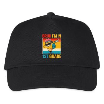 1. Klasse Einschulung - Kinder Basecap - Schwarz - Vorne