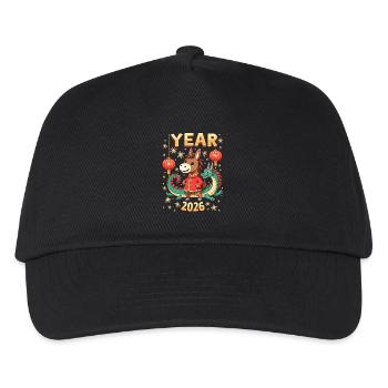 Chinese New Year Of The Horse 2026 - Kids’ Baseball Cap - black - Front