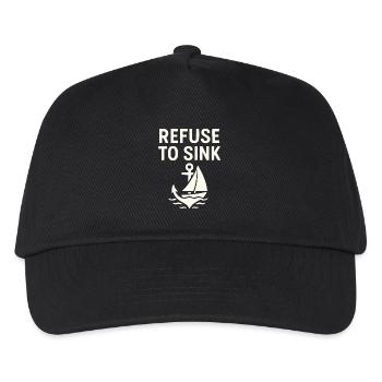 Refuse to Sink – Bateau maritime de frappe maritime - Casquette de baseball Enfant - noir - Devant