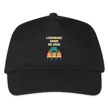 The Abominable Man of Sieges - Kids’ Baseball Cap - black - Front