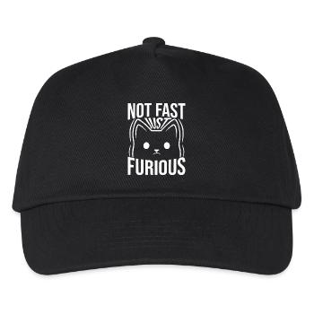 Not Fast Just Furious - Casquette de baseball Enfant - noir - Devant