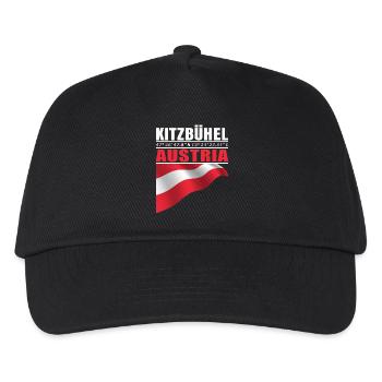 Kitzbühel - Kinder Basecap - Schwarz - Vorne