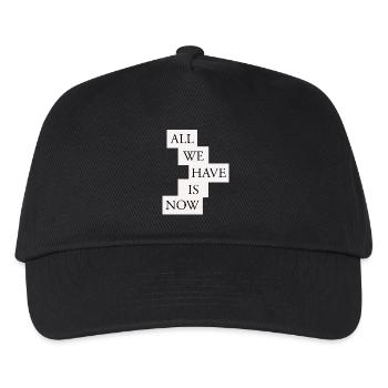 All we have is now - Black/White - Kinder Basecap - Schwarz - Vorne