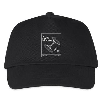 Acid House Néon Rétro - Casquette de baseball Enfant - noir - Devant