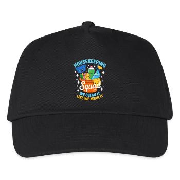 Conception de nettoyage amusante - Casquette de baseball Enfant - noir - Devant