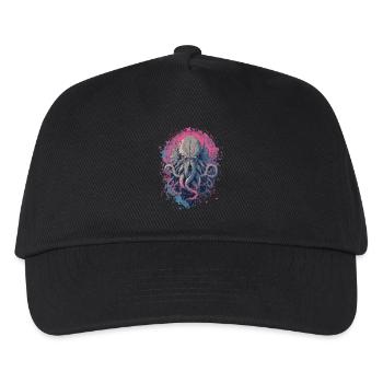 Cosmic Tentacle Creature – Dark Horror Art - Kids’ Baseball Cap - black - Front