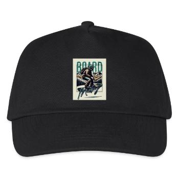 Réunion du conseil d’administration du snowboard - Casquette de baseball Enfant - noir - Devant