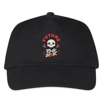 future rock star baby RocknRoll Music Rock - Kids’ Baseball Cap - black - Front