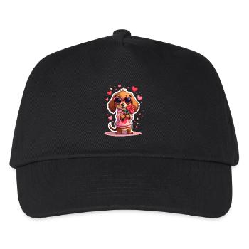 Dackel teckel teckel tekel - Casquette de baseball Enfant - noir - Devant