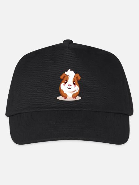 Meerschweinchen - Kinder Basecap - Schwarz