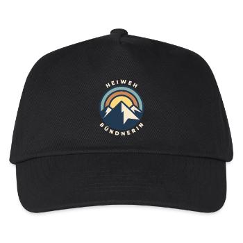 Heiweh des Grisons - Casquette de baseball Enfant - noir - Devant