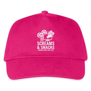 Screams and Snacks Horror Movie Club - Kinder Basecap - Fuchsia - Vorne