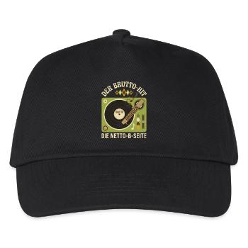 Der Brutto-Hit Die Netto-B-Seite - Kinder Basecap - Schwarz - Vorne
