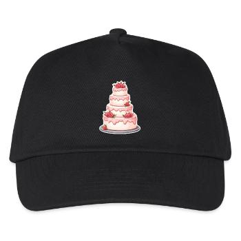 Cake Wedding - Kids’ Baseball Cap - black - Front