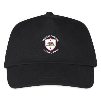 Endless Summer California Shield - Kids’ Baseball Cap - black - Front