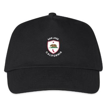 San Jose Shield Bear Emblem - Kinder Basecap - Schwarz - Vorne