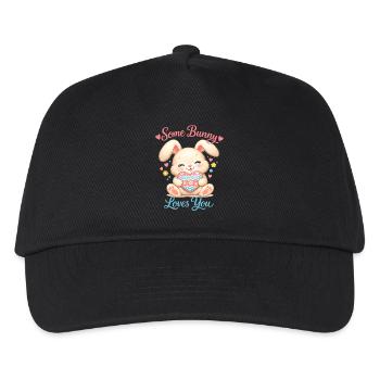 Some Bunny loves you - Kids’ Baseball Cap - black - Front