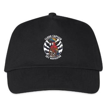 Perroquet Capitaine Cloud Sky Navigator - Casquette de baseball Enfant - noir - Devant