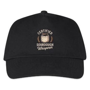 Chuchoteur certifié de levain - Casquette de baseball Enfant - noir - Devant