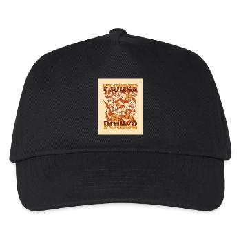 FLOWER POWER - Kinder Basecap - Schwarz - Vorne