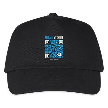My Data My Choice - Kids’ Baseball Cap - black - Front