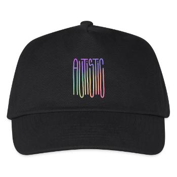 Autistic Spectrum Flow - Kids’ Baseball Cap - black - Front