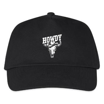 Howdy Western - Kinder Basecap - Schwarz - Vorne