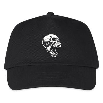 Screaming Skull - Kids’ Baseball Cap - black - Front