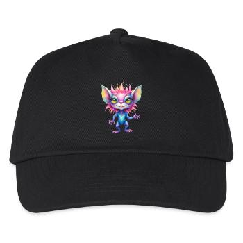 Fantasy Rainbow Creature - Kids’ Baseball Cap - black - Front