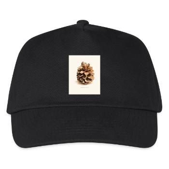 rooted - Kids’ Baseball Cap - black - Front