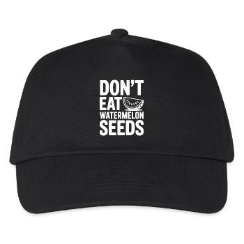 Don't Eat Watermelon Seeds - Kids’ Baseball Cap - black - Front