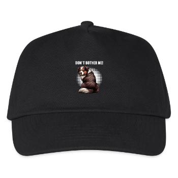 Don't Bother Me Australian Shepherd Aussie Aussies - Kinder Basecap - Schwarz - Vorne