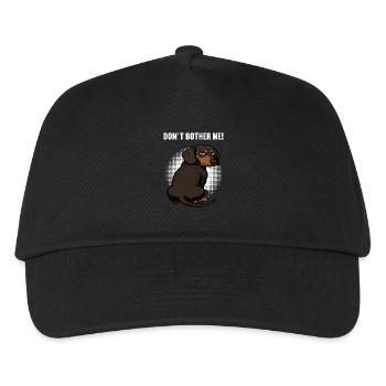Don't Bother Me Dachshund Owner Dachshund Owner Dachshund Owner - Kids’ Baseball Cap - black - Front