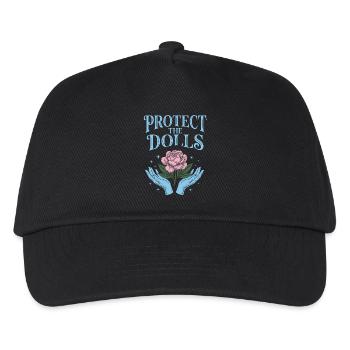 Mois de la fierté LGBTQ - Protéger les poupées - Casquette de baseball Enfant - noir - Devant