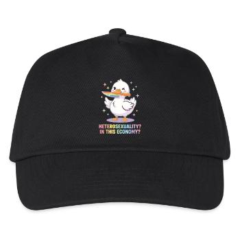 Pride Month LGBTQ - Heterosexuality in this Econom - Kids’ Baseball Cap - black - Front