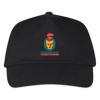 professional overthinker - Kids’ Baseball Cap - black - Front