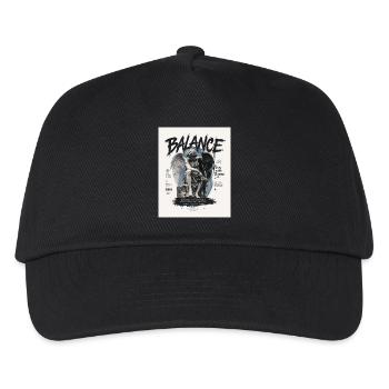 Balance - Kids’ Baseball Cap - black - Front