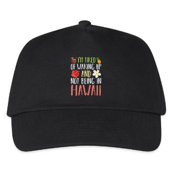 Hawaii - Kinder Basecap - Schwarz - Vorne