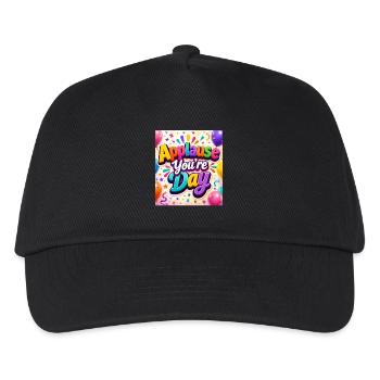Applaudissements Célébration de votre Journée - Casquette de baseball Enfant - noir - Devant