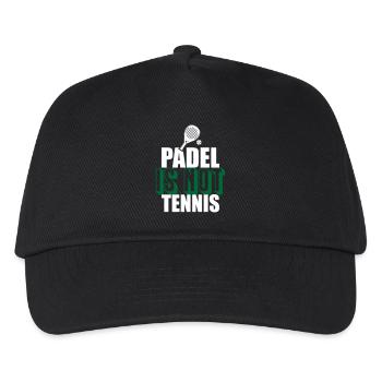 Padel_Is_Not_Tennis - Kids’ Baseball Cap - black - Front