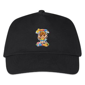 Summer Girl - Kinder Basecap - Schwarz - Vorne