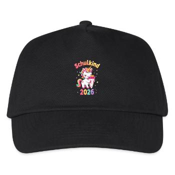 School Child 2026 School Enrollment 2026 Back to School - Kids’ Baseball Cap - black - Front