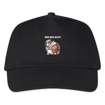Nerv Mich Nicht Englische Bulldogge Bullybesitzer - Kinder Basecap - Schwarz - Vorne