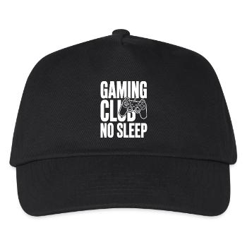 Gaming Club No Sleep Controller - Kinder Basecap - Schwarz - Vorne